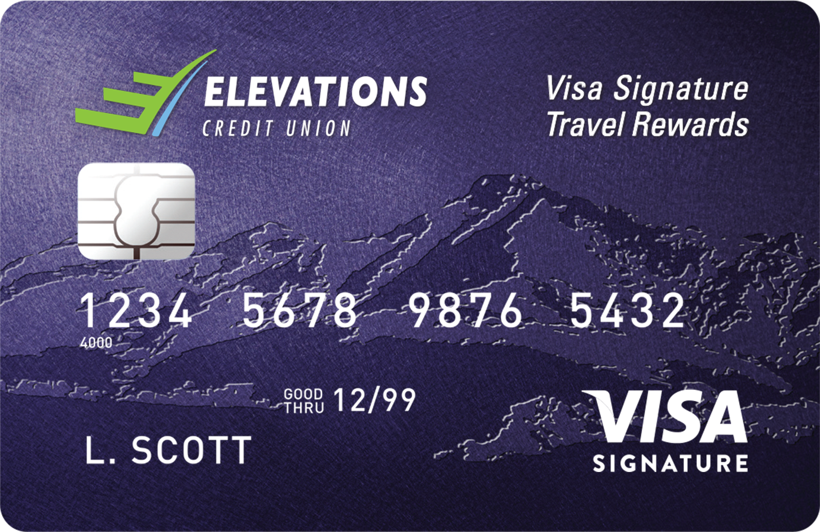 Elevations Visa Siganture Travel Rewards card
